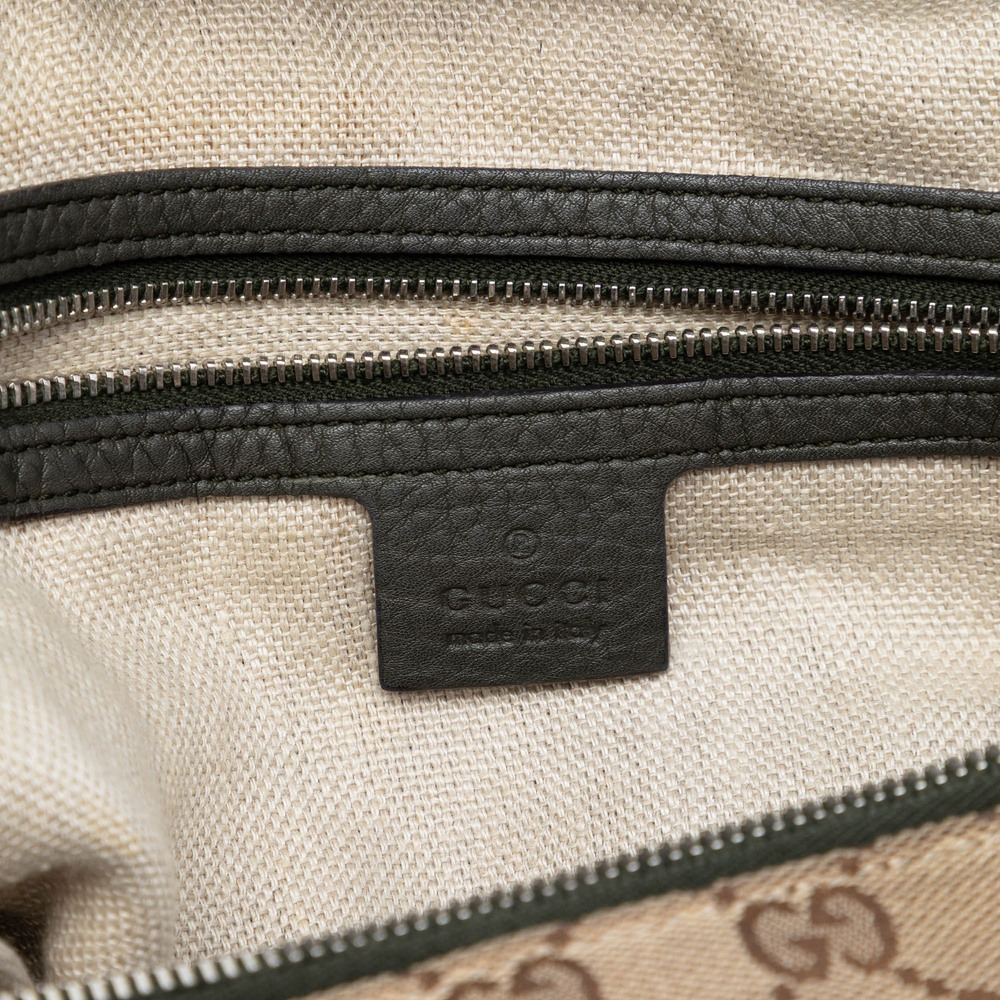 Pre-Loved Gucci Large GG Canvas Icon Bit Satchel - Picture 5 of 7